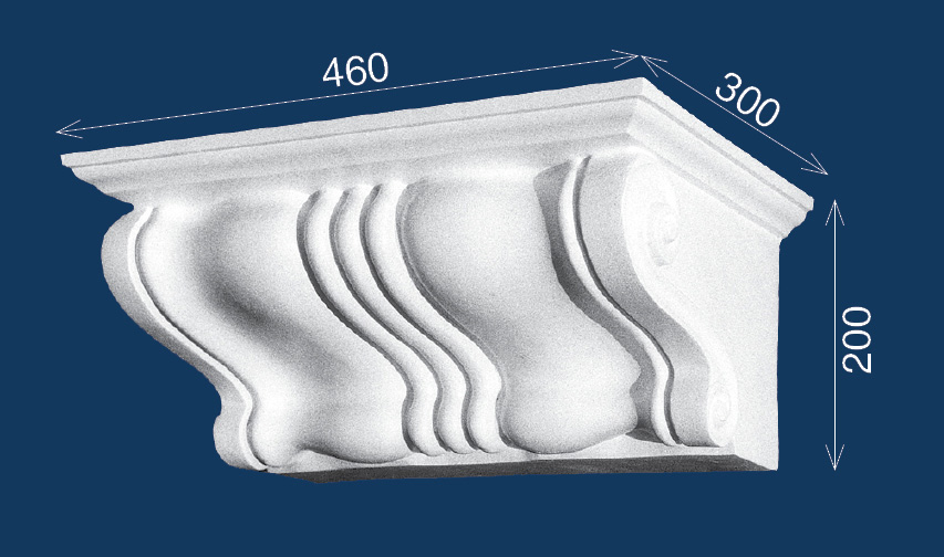 Decorative Plaster Corbels Bcb018