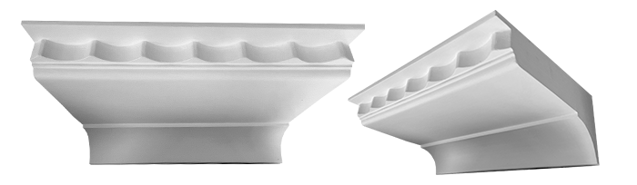 decorative plaster cornice image