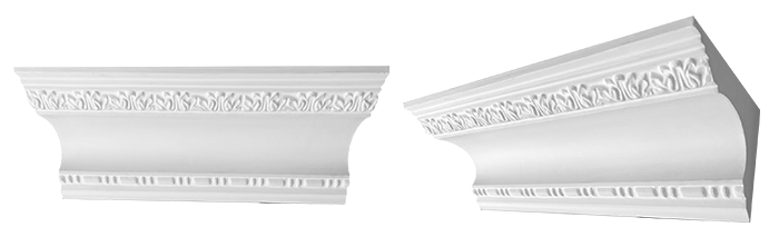 decorative plaster cornice image