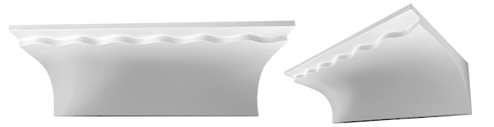decorative plaster cornice image