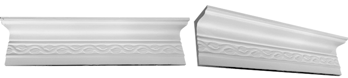 decorative plaster cornice image
