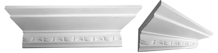 decorative plaster cornice image