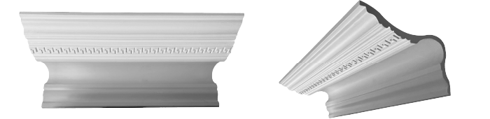 decorative plaster cornice image