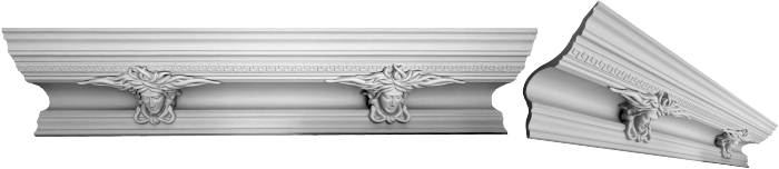 decorative plaster cornice image