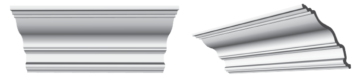 decorative plaster cornice image