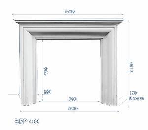 decorative plaster fireplace