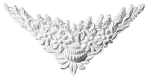 decorative plaster ornament